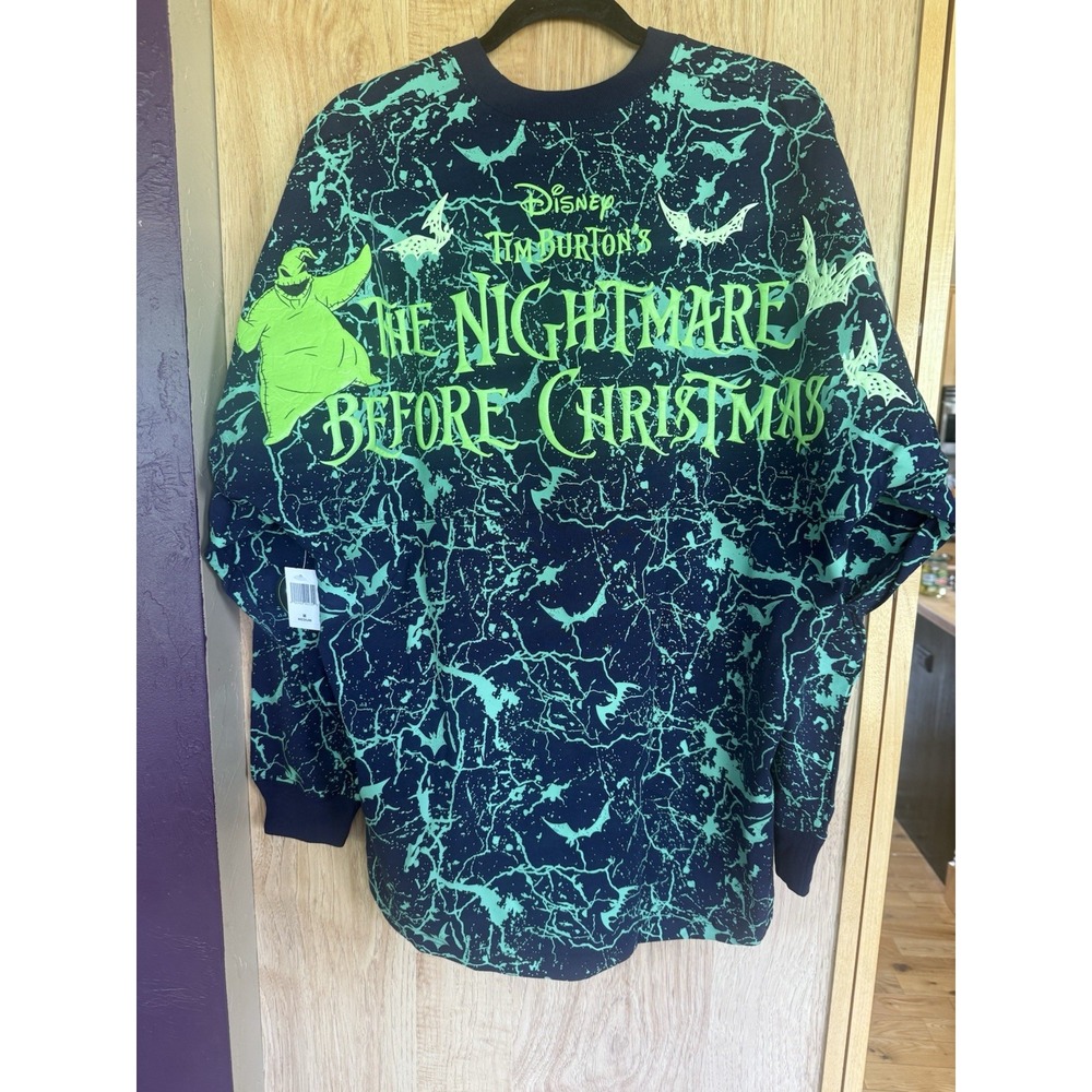 Disney Parks Nightmare Before Christmas Oogie Boogie Spirit Jersey Medium NEW